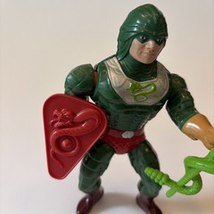 Vintage 1986 Masters Of The Universe MOTU KING HISS Complete He-Man Snake Men
