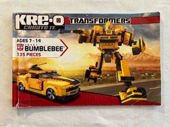 Hasbro Kre-o Transformers Bumblebee 335 Pieces (MANUAL ONLY)