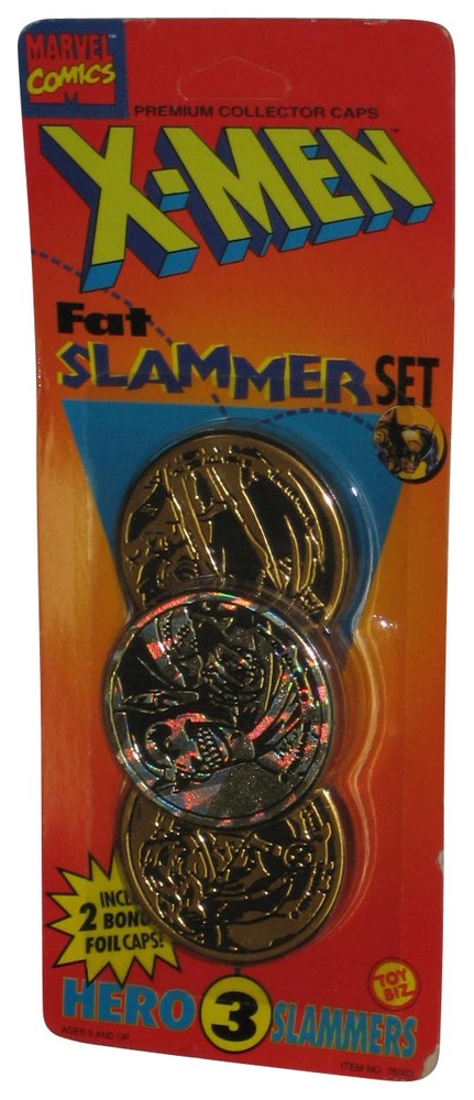 Marvel X-Men Toy Biz (1994) Fat Slammer Gold Foil Pack