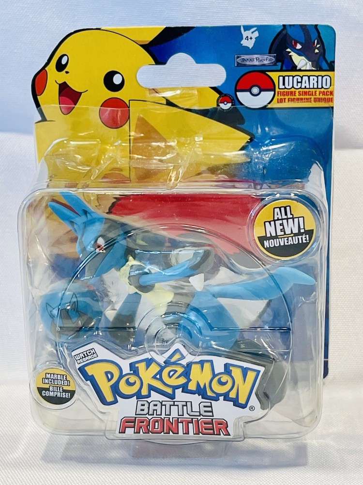 Pokemon Nintendo Battle Frontier new Lucario Action Figure 2007 New In Packaging