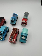 Thomas Friends Wooden Railway Tank Fire Water Pumper Truck & Street Sweeper Lot