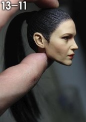 1/6 Female Head Sculpt KUMIK KM13-11 black hair For 12″ figure Hot Toys ❶USA❶