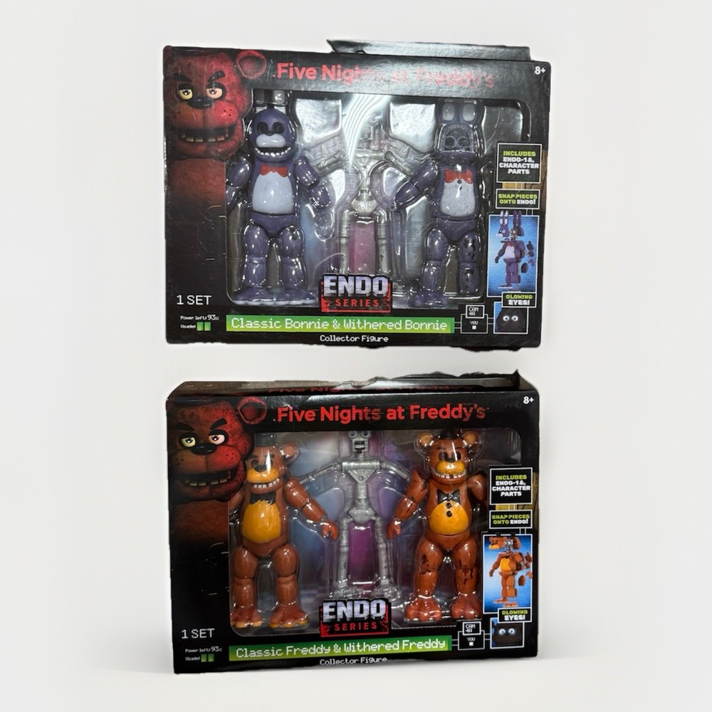 Five Nights at Freddy’s FNAF Endo Series Classic & Withered Bonnie & Freddy SET