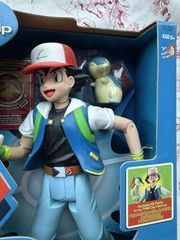 Pokemon THINKCHIP ASH Ketchum Hasbro 12” Vintage MIB Johto Cyndaquil