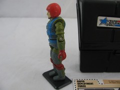 Hasbro Gi Joe Rapid Deployment Force Shockwave & Fast Draw w/ Weapons & Case VG
