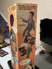 Vintage 1987 Pee-Wee Herman Talking Pull String Doll 18” Works NIB Matchbox Auto