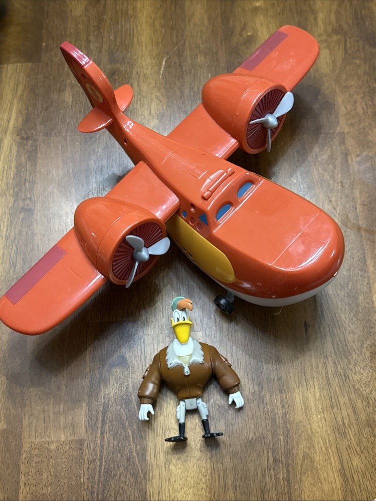 Disney Duck Tales Sunchaser Airplane & McQuack Ducktales