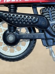 Spider-Man Motorcycle Bike Die cast Metal Buddy L Spider Bike Toy RARE 1980s