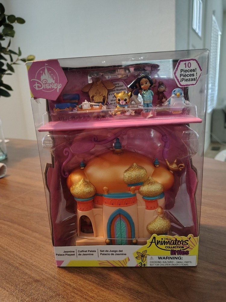 Disney Animators Collection Littles Jasmine Palace Playset Aladdin Figures