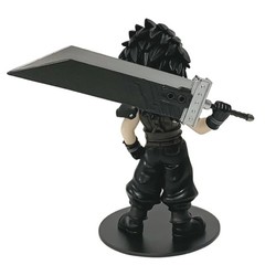 Zack Fair Chibi Figure 11cm Final Fantasy VII Style Buster Sword PVC Model Toy