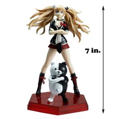 Danganronpa Junko Enoshima Monokuma Bear 7″ Action Figure Model Gift Toy Doll