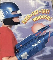 Working! ROBOCOP Alpha Commando Electronic Weapon Arm – RARE- Watch Video!!!