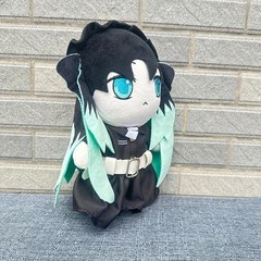 24cm Demons Slayer Tokitou Muichiro Plush Toys Cute Soft Stuffed Home Room Decor