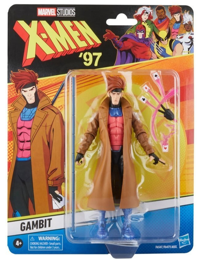 X-Men 97 Marvel Legends GAMBIT 6-inch Action Figure BY HASBRO