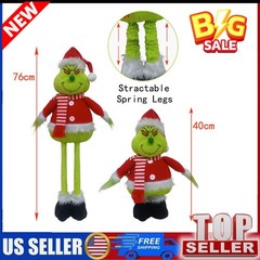The Grinch Christmas Decoration with Extendable Legs NEW Extending Grinch US