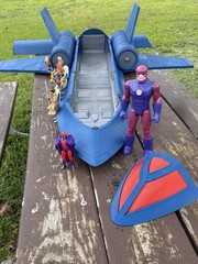 X men marvel legends size jet/ x-jet / black bird