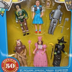 Turner Wizard of Oz 3.75â Action Figure Toys 50th Anniversary 1988 89 Lot x 6