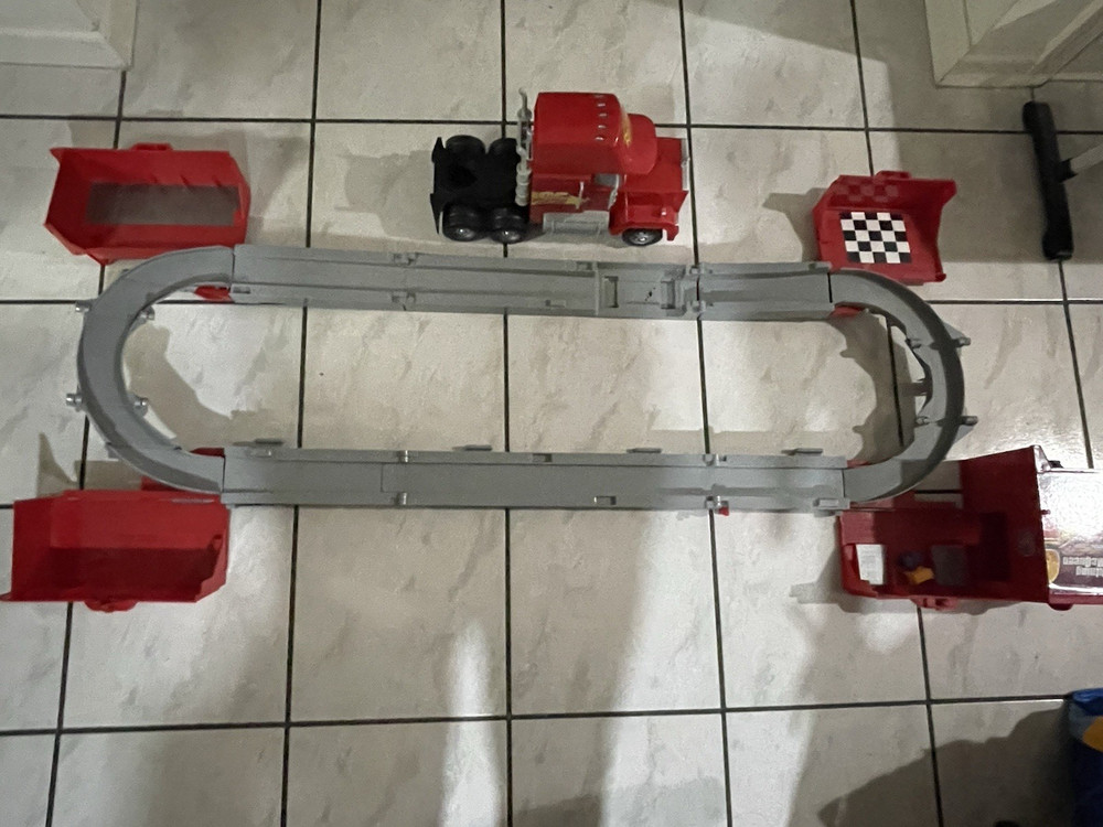 Disney Cars Super Track Mack Transforming Truck Racetrack SHELL ONLY Incomplete