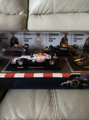 Red Bull Racing Formula 1 F1 1:43 Scale Die Cast 6 Cars Pack Set Burago