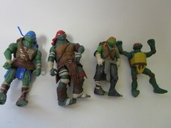 4PCS Teenage Mutant Ninja Turtles Movie 4-5″ Action Figure Kids Toys