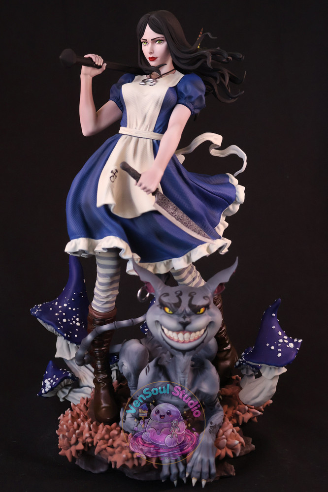 Alice Madness Returns Hand Painted Statue Highly Detailed Collector Figure 30cm