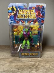 Vintage 1997 Toybiz Marvel Hall of Fame Spiderman Green Goblin Figure