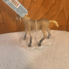 Animal Quest Gray Horse Foal Figure 4” Farm Stable Pony Toy New With Tag PVC