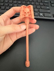 Unpainted Resin 3D Printed Axe Weapon Model For DIY Terminator Action Figure