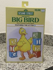 NECA Sesame Street Presents 11″ Big Bird Ultimate Action FIgure Feature Letter B