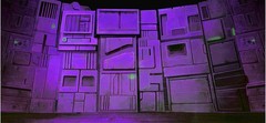 Transformers Vintage G1 Masterpiece Studio Series Decepticons Diorama Backdrop