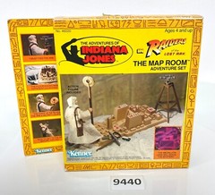 Vintage Indiana Jones Raiders of the Lost Ark Map Room Adventure Set Kenner 1982