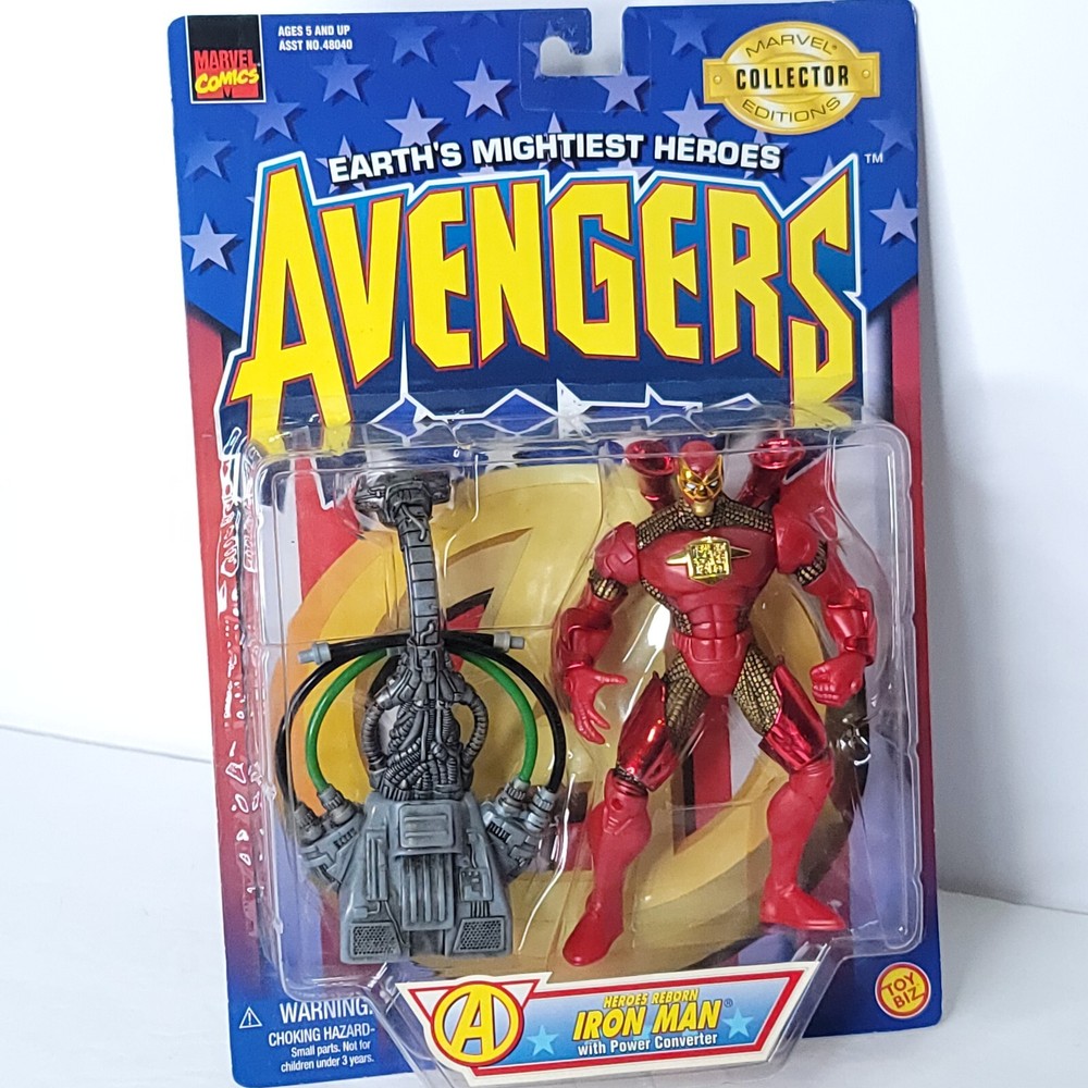 Avengers Action Figure Heroes Reborn Iron Man Power Collectors Edition Marvel