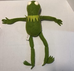 1970s Fisher Price “Muppet Show” Kermit The Frog Doll 850 in Orig TLC box – READ