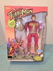 Talking Turbo Man Action Figure – 13.5” Jingle All the Way Collector’s Edition
