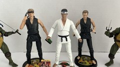 Cobra Kai 3 Figures Johnny, Daniel, Kreese and TMNT Leonardo – Rafael Lot ⭐️
