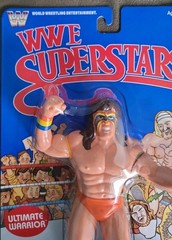 TARGET WWE WWF LJN BLUE CARD ULTIMATE WARRIOR ACTION FIGURE NEW