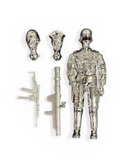 NEW 2026 Gi Joe LadyJayeToys Silver Chrome Red Shadow Trooper