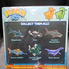 FISCH ROBLOX MYSTERY 4″ PLUSH INCLUDES DLC CODE COMMON LEGENDARY OR EXOTIC *NEW*