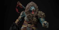 🇺🇸 Nottaa Collection 1/12 YM005 Enveloped YaoMo Qingshi Cyan Lion Standard