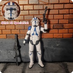 3.75 Inch Clone Trooper 1/18 501st 104th Wolffepack 212th Cody Action