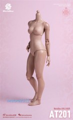 US Worldbox 1/6 AT201 Suntan Skin 12″ Female Action Figure Body Hands Foot Toys