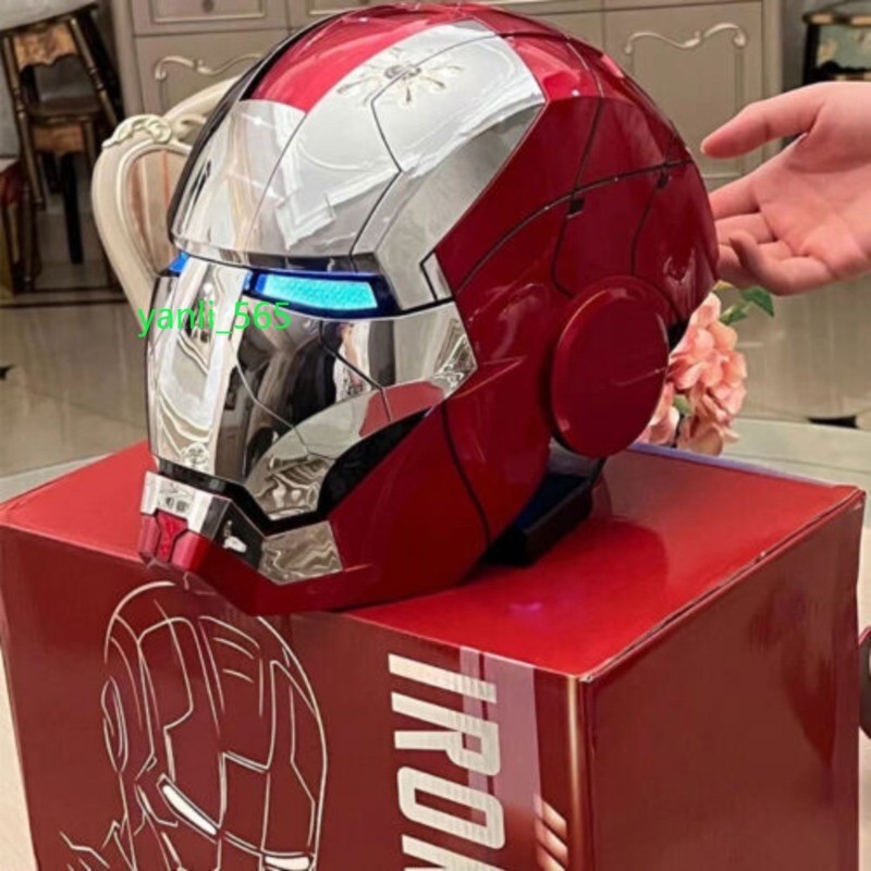 Autoking Iron Man Helmet MK5 1/1 Voice-controlled Mask Transform Cosplay Prop-