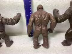 King Kong action figure lot of three.