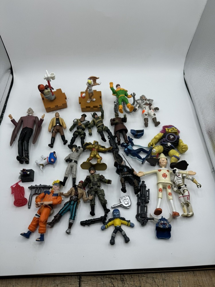 Vintage Lot Of Misc 1990s And 2000s Figures And Parts
