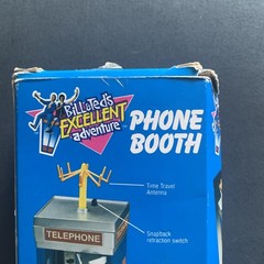 Vintage 1991 Kenner Bill & Ted’s Excellent Adventure Phone Booth Opened Unused