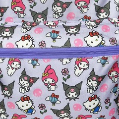 Kuromi All Over Nylon Purple Kids 16″ School Backpack