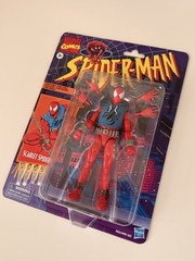 Hasbro Marvel Legends Spiderman Retro Card Scarlet Spider 6” Brand New Sealed
