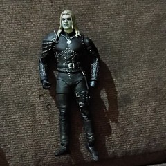 The Witcher Fully Jointed Black Brown Green Plastic Action Figure Collection Set