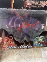 Uni-Five Devil man Devilman Detail Figure Limited Ed Clear Color 1998 Box Wear