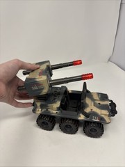 1998 Lanard Gi Joe Military Missile 6 Wheel Amphibious Jeep Tested Working